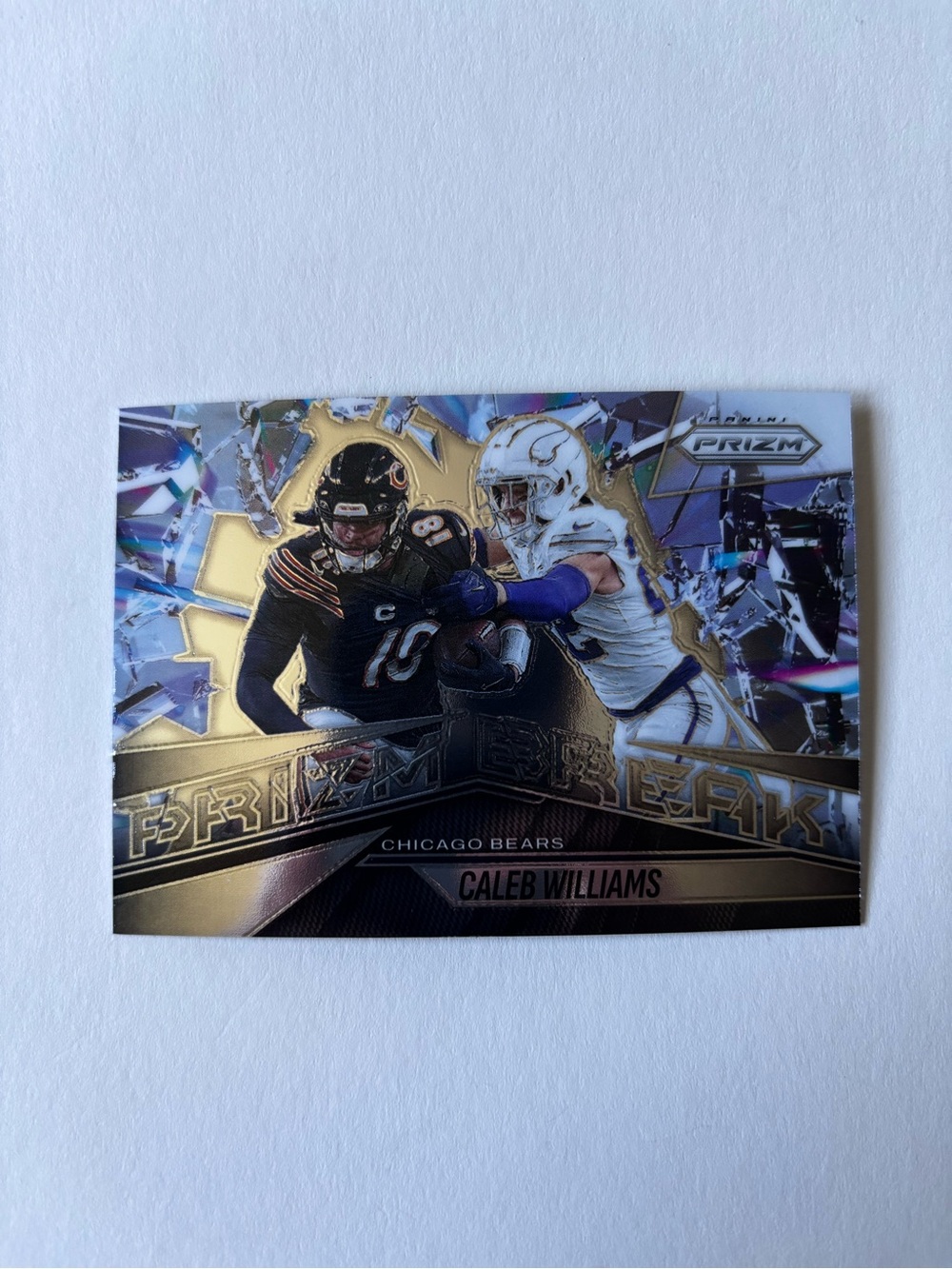 2025 Panini Prizm Caleb Williams Prizm Break Insert #3 Chicago Bears QB